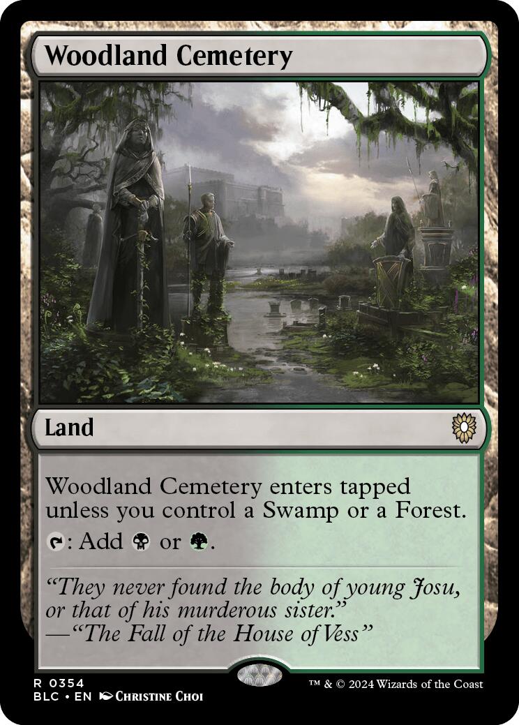 Woodland Cemetery [Bloomburrow Commander] | The CG Realm