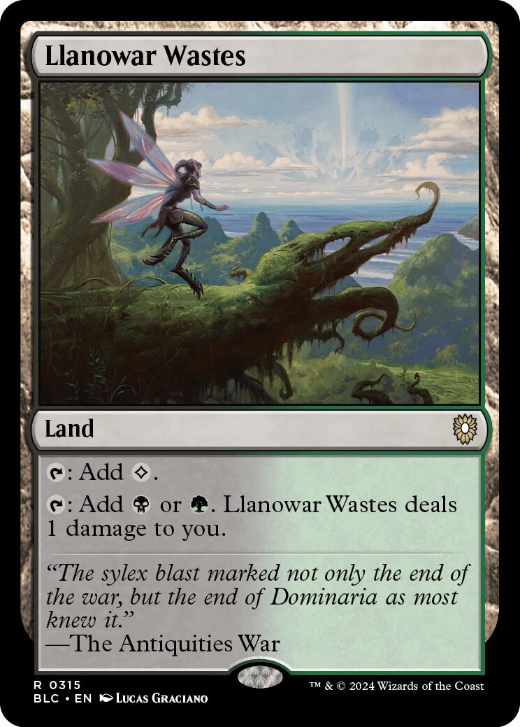 Llanowar Wastes [Bloomburrow Commander] | The CG Realm