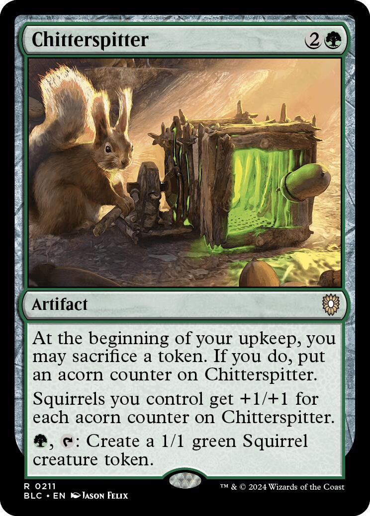 Chitterspitter [Bloomburrow Commander] | The CG Realm