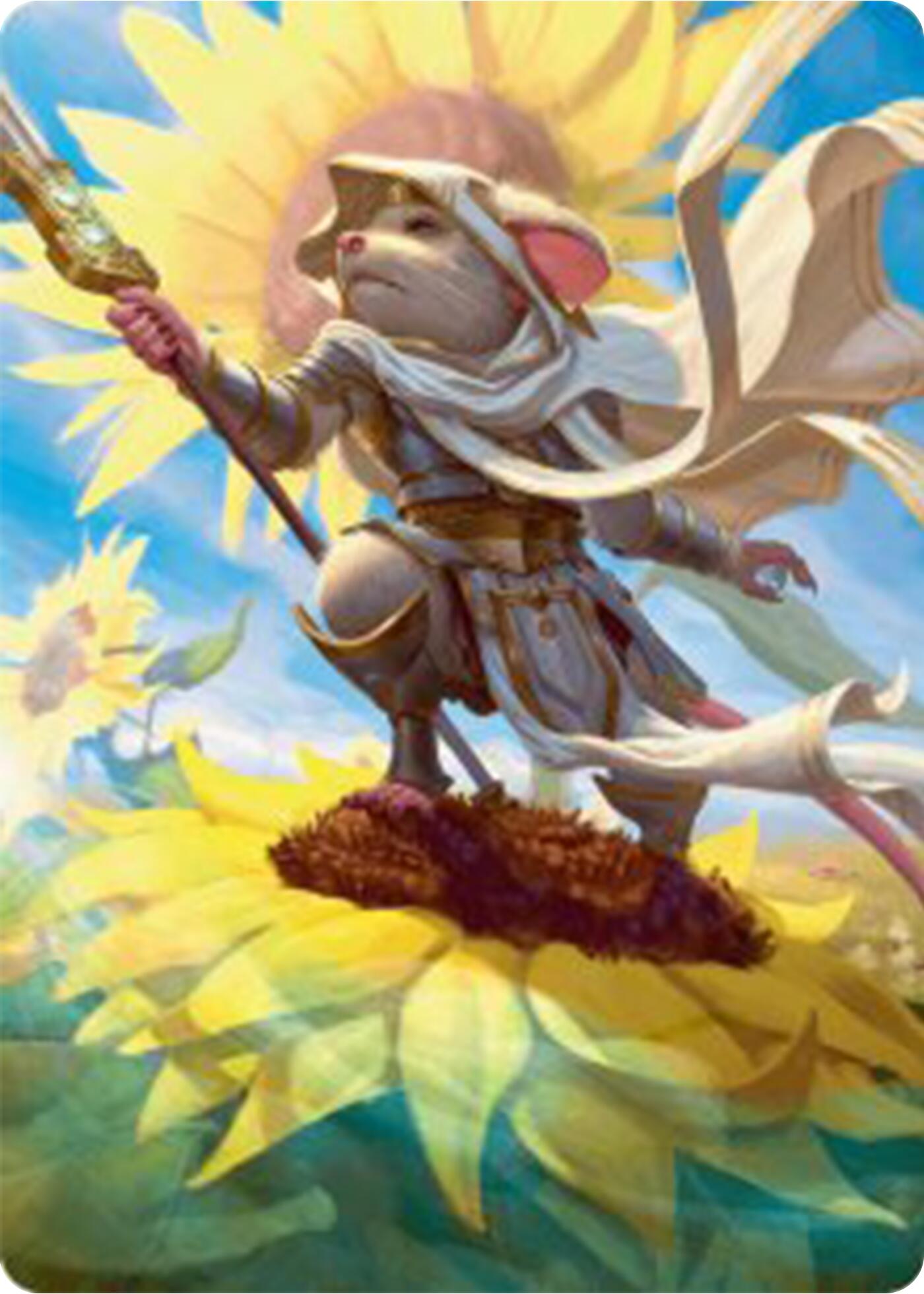 Elspeth, Sun's Champion Art Card [Bloomburrow Art Series] | The CG Realm