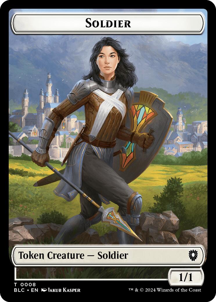 Soldier // Citizen Double-Sided Token [Bloomburrow Commander Tokens] | The CG Realm