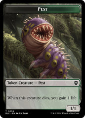 Pest // Shapeshifter Double-Sided Token [Bloomburrow Commander Tokens] | The CG Realm