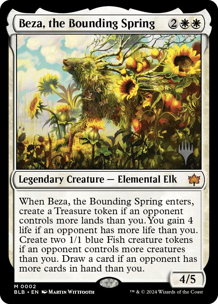 Beza, the Bounding Spring (Promo Pack) [Bloomburrow Promos] | The CG Realm