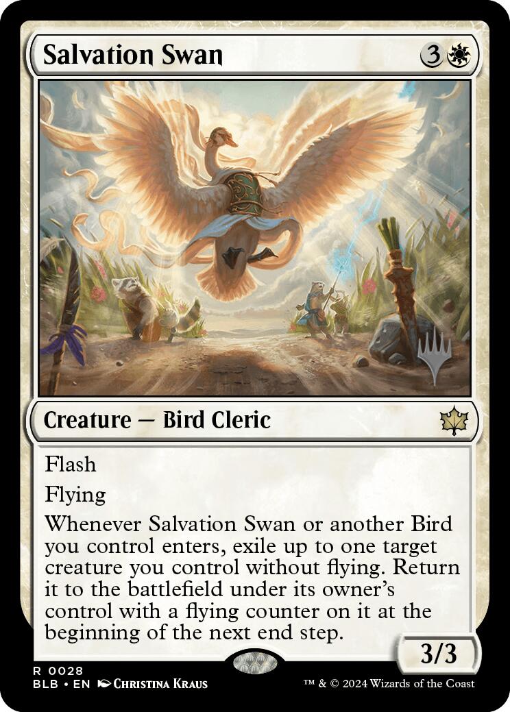 Salvation Swan (Promo Pack) [Bloomburrow Promos] | The CG Realm