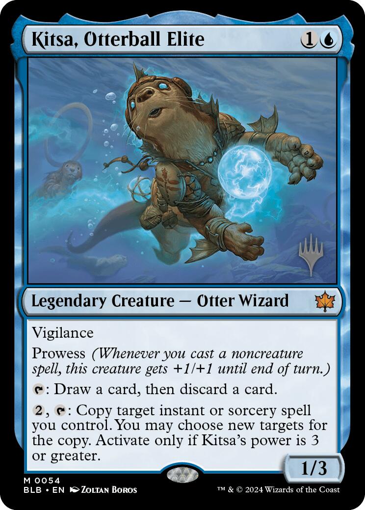 Kitsa, Otterball Elite (Promo Pack) [Bloomburrow Promos] | The CG Realm