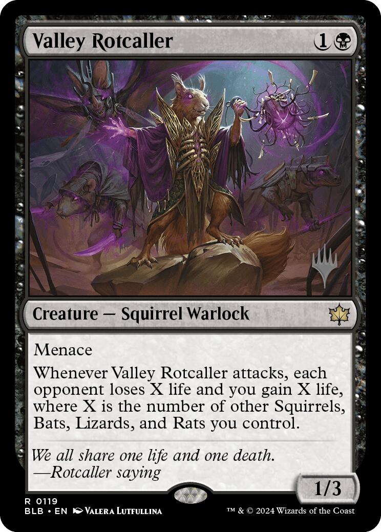 Valley Rotcaller (Promo Pack) [Bloomburrow Promos] | The CG Realm