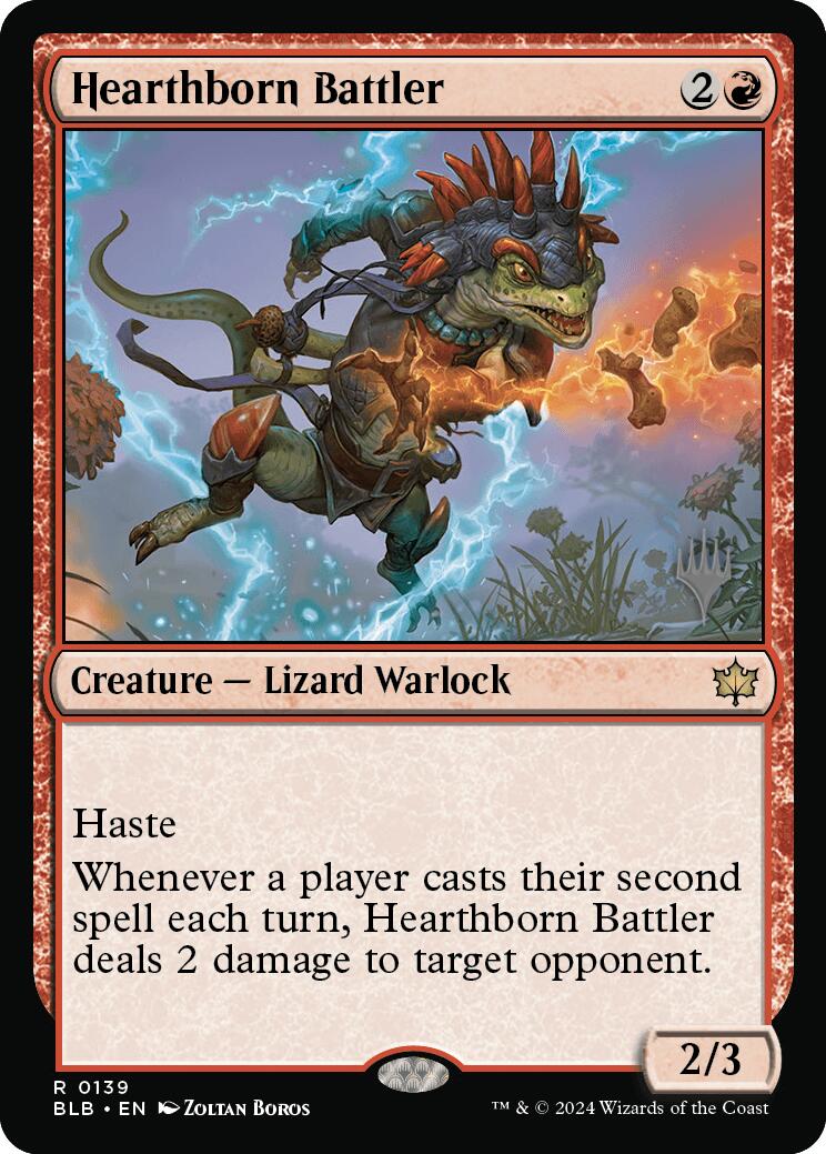 Hearthborn Battler (Promo Pack) [Bloomburrow Promos] | The CG Realm