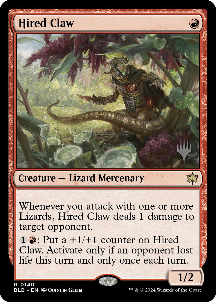 Hired Claw (Promo Pack) [Bloomburrow Promos] | The CG Realm