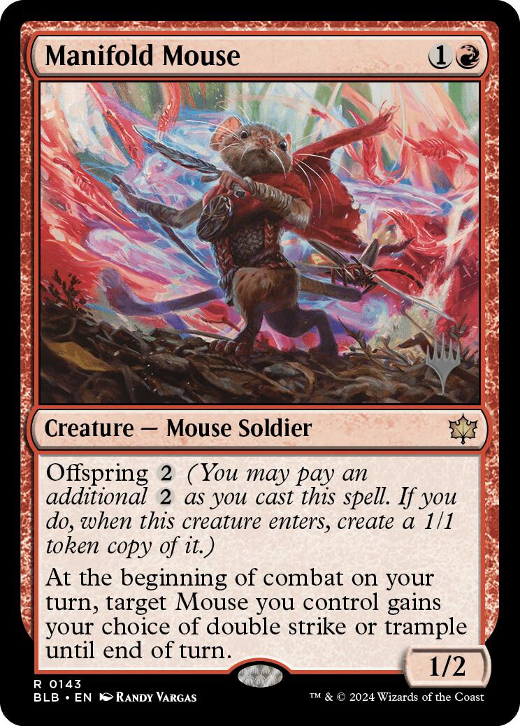 Manifold Mouse (Promo Pack) [Bloomburrow Promos] | The CG Realm