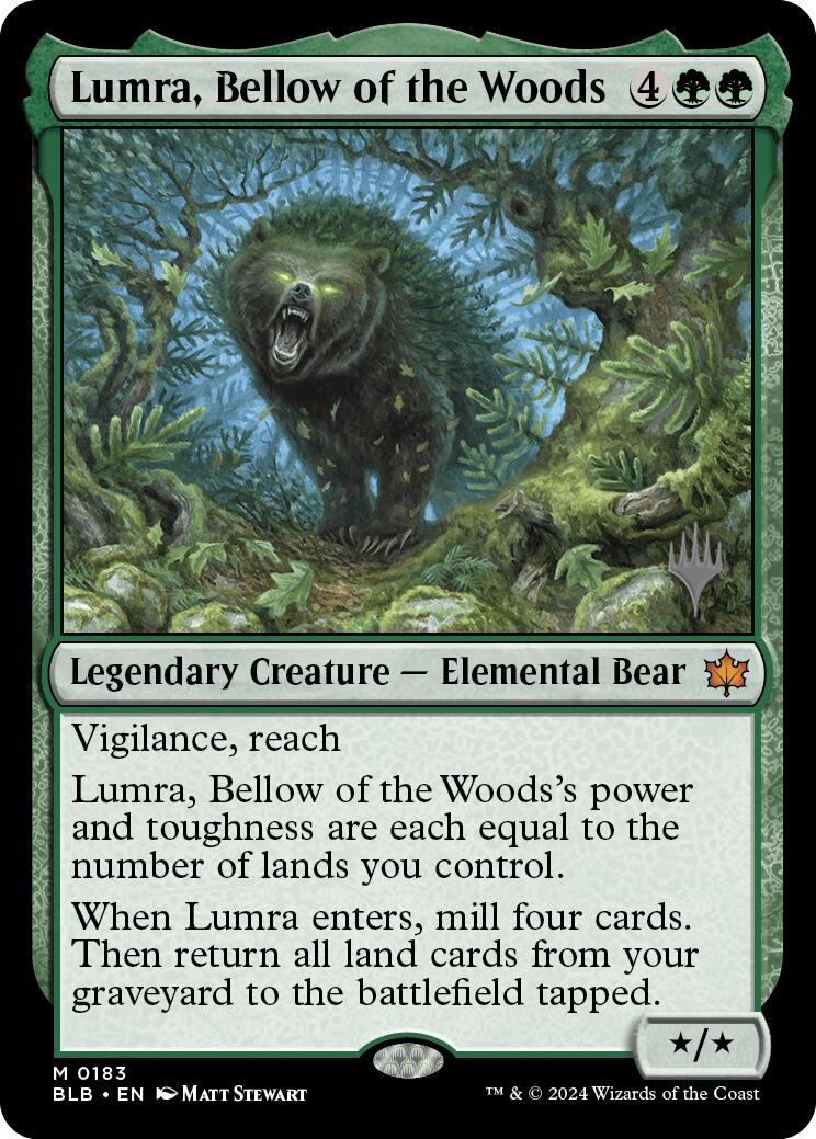 Lumra, Bellow of the Woods (Promo Pack) [Bloomburrow Promos] | The CG Realm