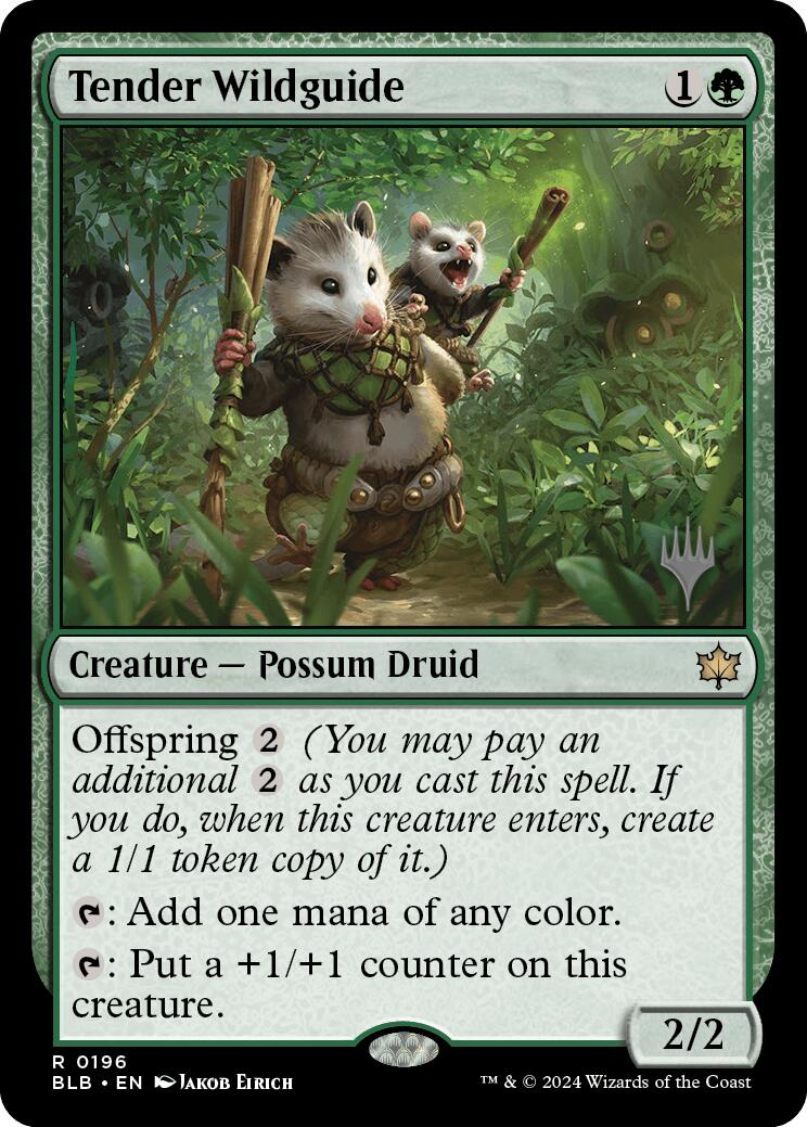 Tender Wildguide (Promo Pack) [Bloomburrow Promos] | The CG Realm