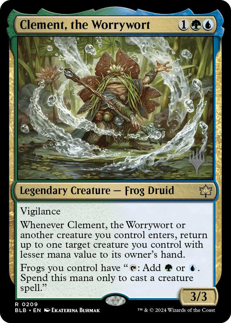 Clement, the Worrywort (Promo Pack) [Bloomburrow Promos] | The CG Realm