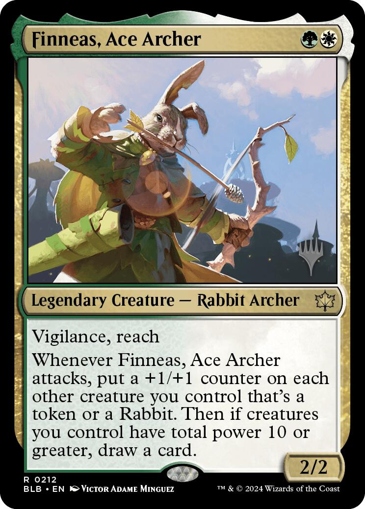 Finneas, Ace Archer (Promo Pack) [Bloomburrow Promos] | The CG Realm