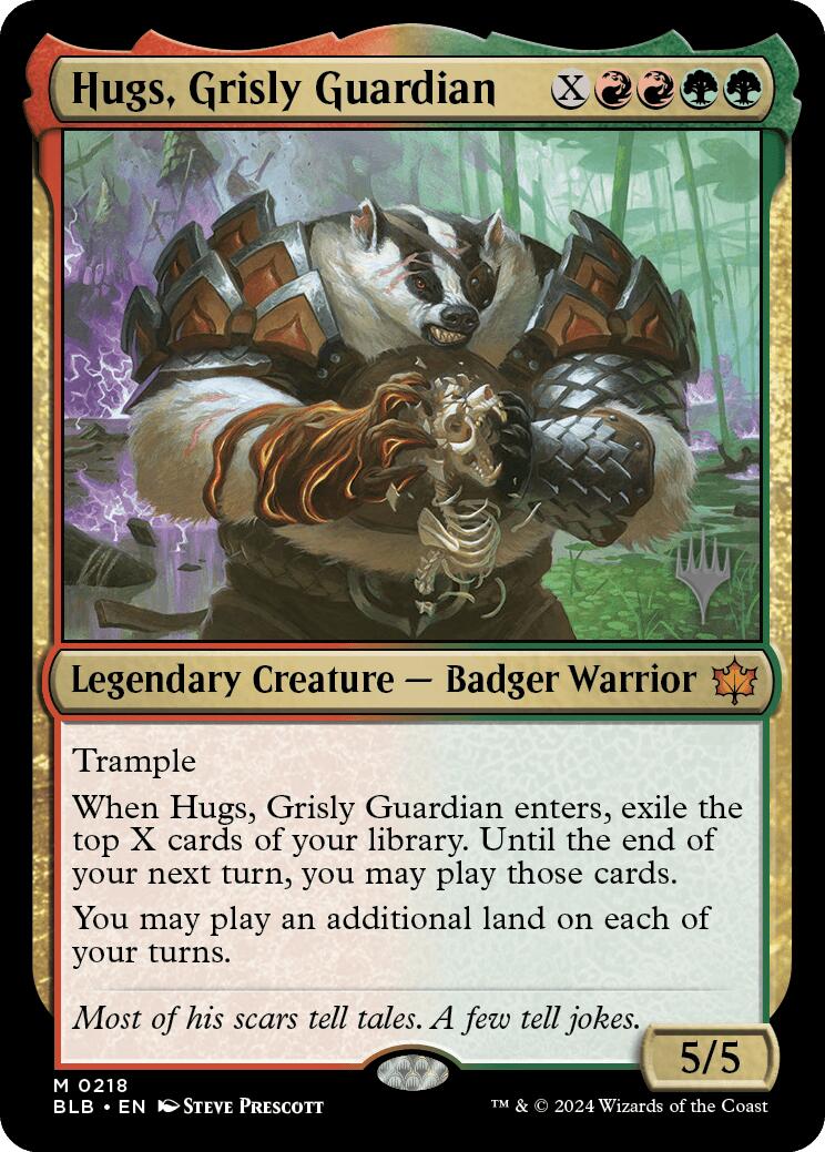 Hugs, Grisly Guardian (Promo Pack) [Bloomburrow Promos] | The CG Realm