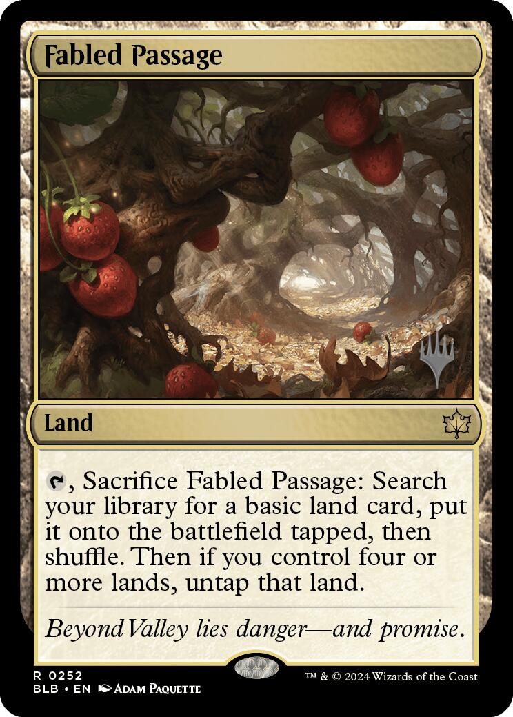 Fabled Passage (Promo Pack) [Bloomburrow Promos] | The CG Realm