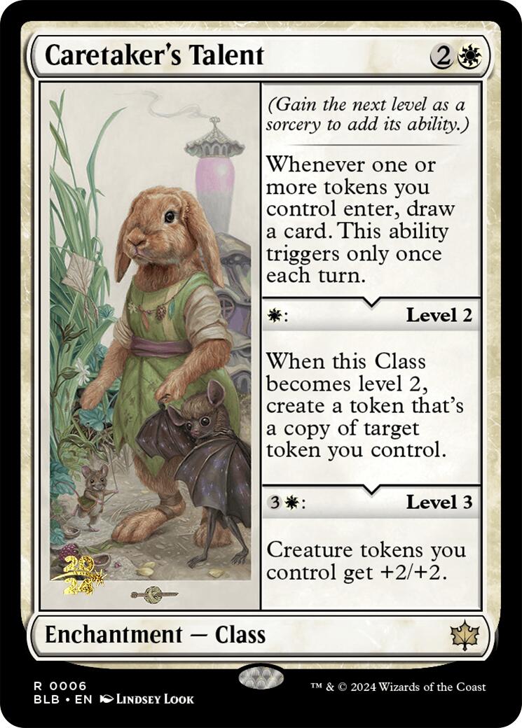 Caretaker's Talent [Bloomburrow Prerelease Promos] | The CG Realm