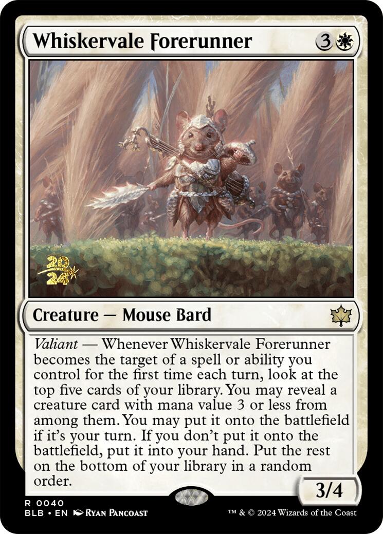 Whiskervale Forerunner [Bloomburrow Prerelease Promos] | The CG Realm