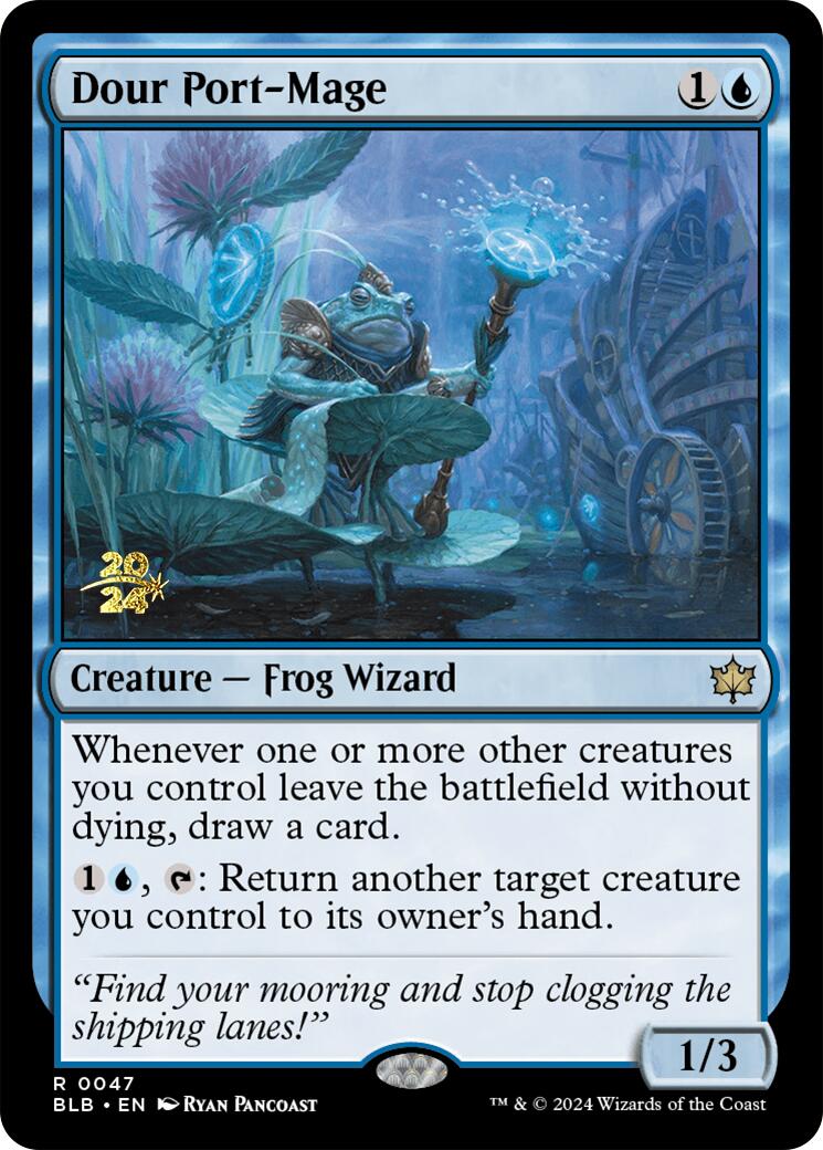 Dour Port-Mage [Bloomburrow Prerelease Promos] | The CG Realm