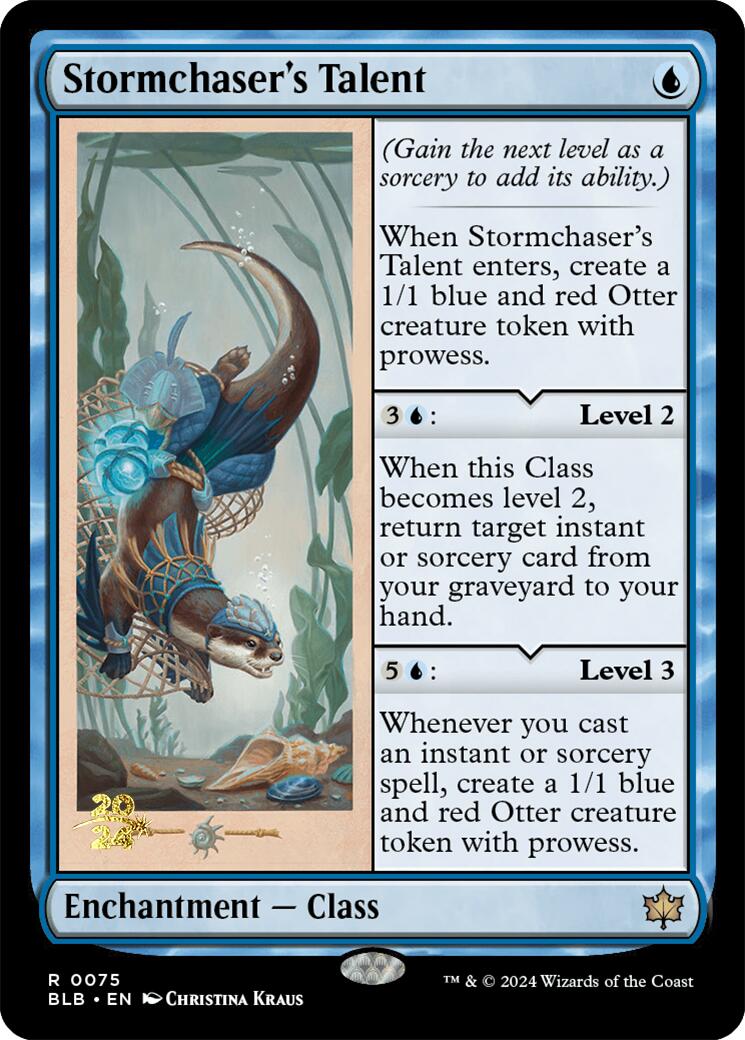 Stormchaser's Talent [Bloomburrow Prerelease Promos] | The CG Realm