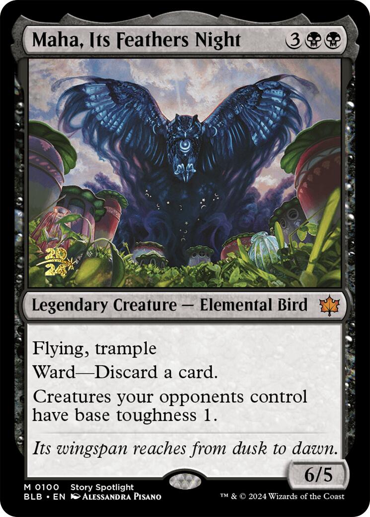 Maha, Its Feather Night [Bloomburrow Prerelease Promos] | The CG Realm