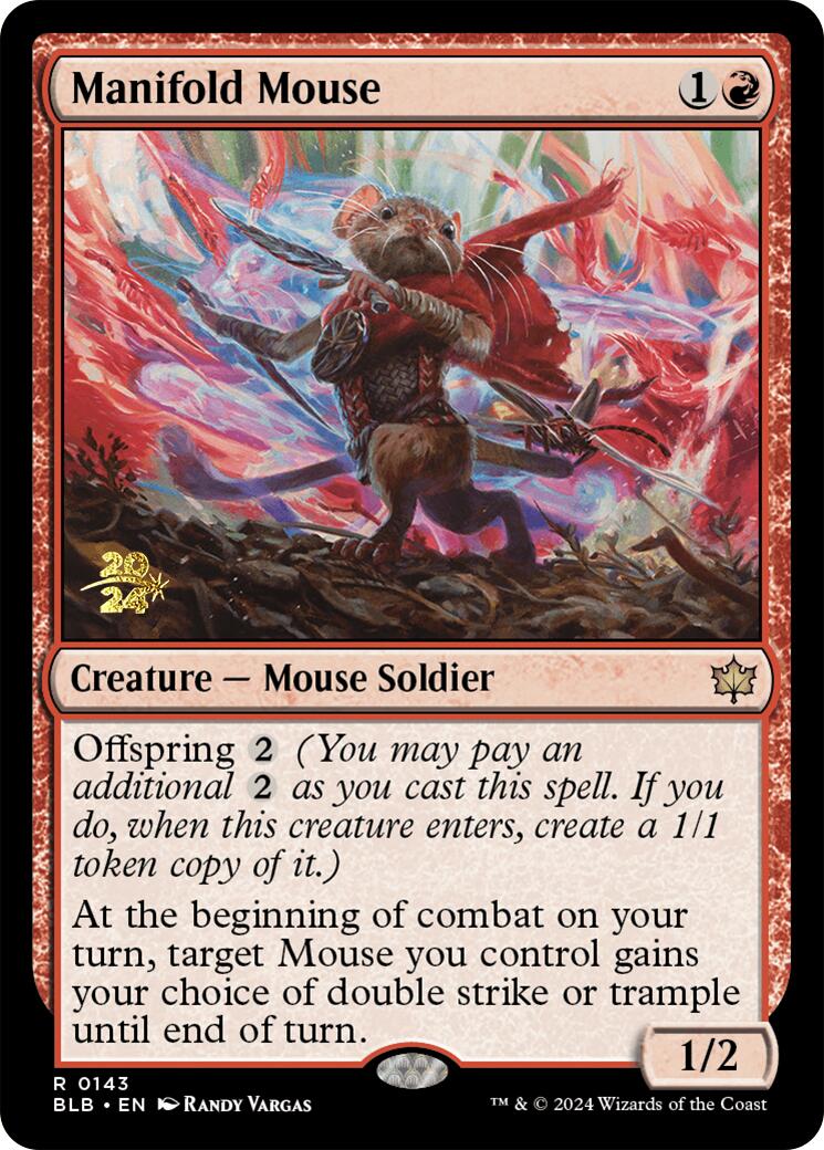 Manifold Mouse [Bloomburrow Prerelease Promos] | The CG Realm