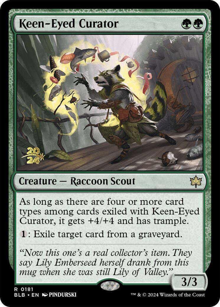 Keen-Eyed Curator [Bloomburrow Prerelease Promos] | The CG Realm