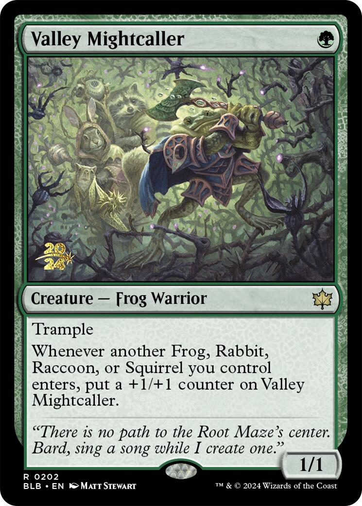 Valley Mightcaller [Bloomburrow Prerelease Promos] | The CG Realm