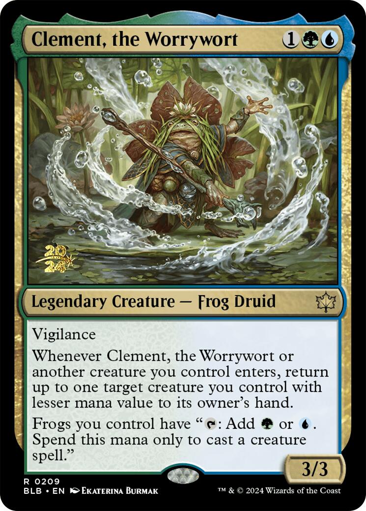 Clement, the Worrywort [Bloomburrow Prerelease Promos] | The CG Realm