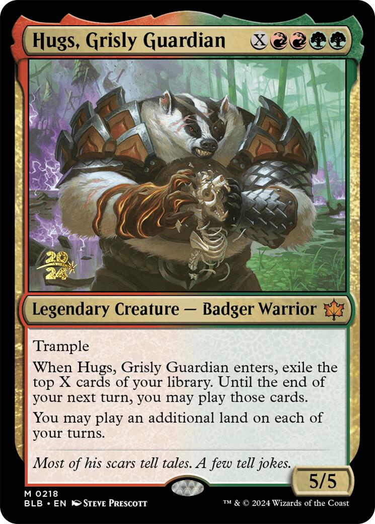 Hugs, Grisly Guardian [Bloomburrow Prerelease Promos] | The CG Realm