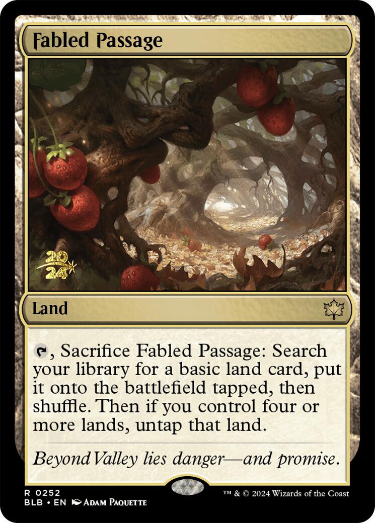 Fabled Passage [Bloomburrow Prerelease Promos] | The CG Realm