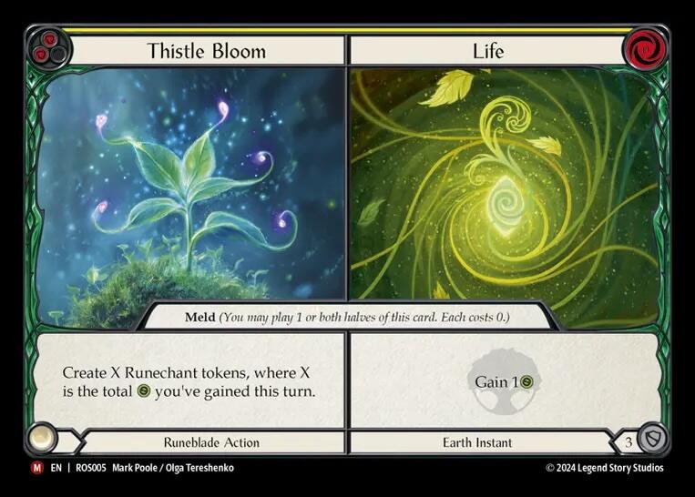 Thistle Bloom // Life [ROS005] (Rosetta)  Rainbow Foil | The CG Realm