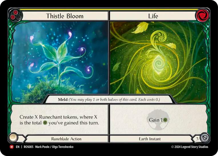 Thistle Bloom // Life [ROS005] (Rosetta)  Rainbow Foil | The CG Realm