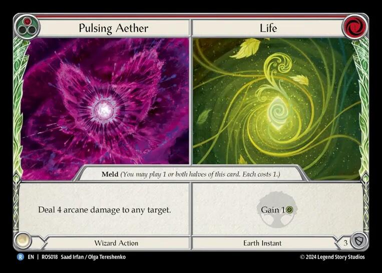 Pulsing Aether // Life [ROS018] (Rosetta)  Rainbow Foil | The CG Realm