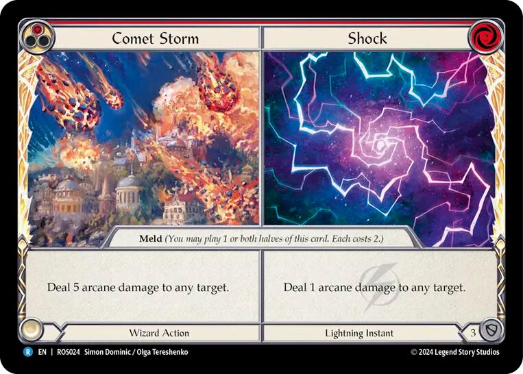 Comet Storm // Shock [ROS024] (Rosetta)  Rainbow Foil | The CG Realm