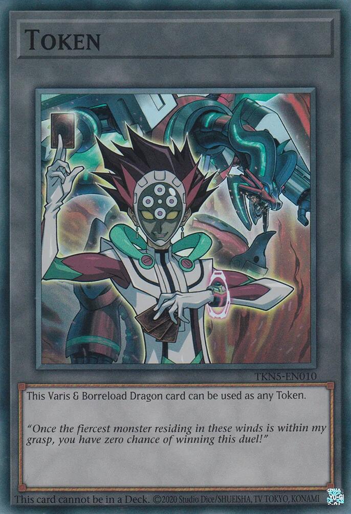 Token: Varis and Borreload Dragon [TKN5-EN010] Super Rare | The CG Realm