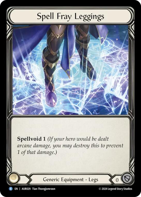 Spell Fray Leggings [AUR029] (1st Strike) | The CG Realm