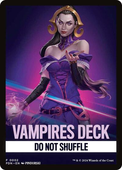 Vampires Deck Theme Card [Foundations] | The CG Realm