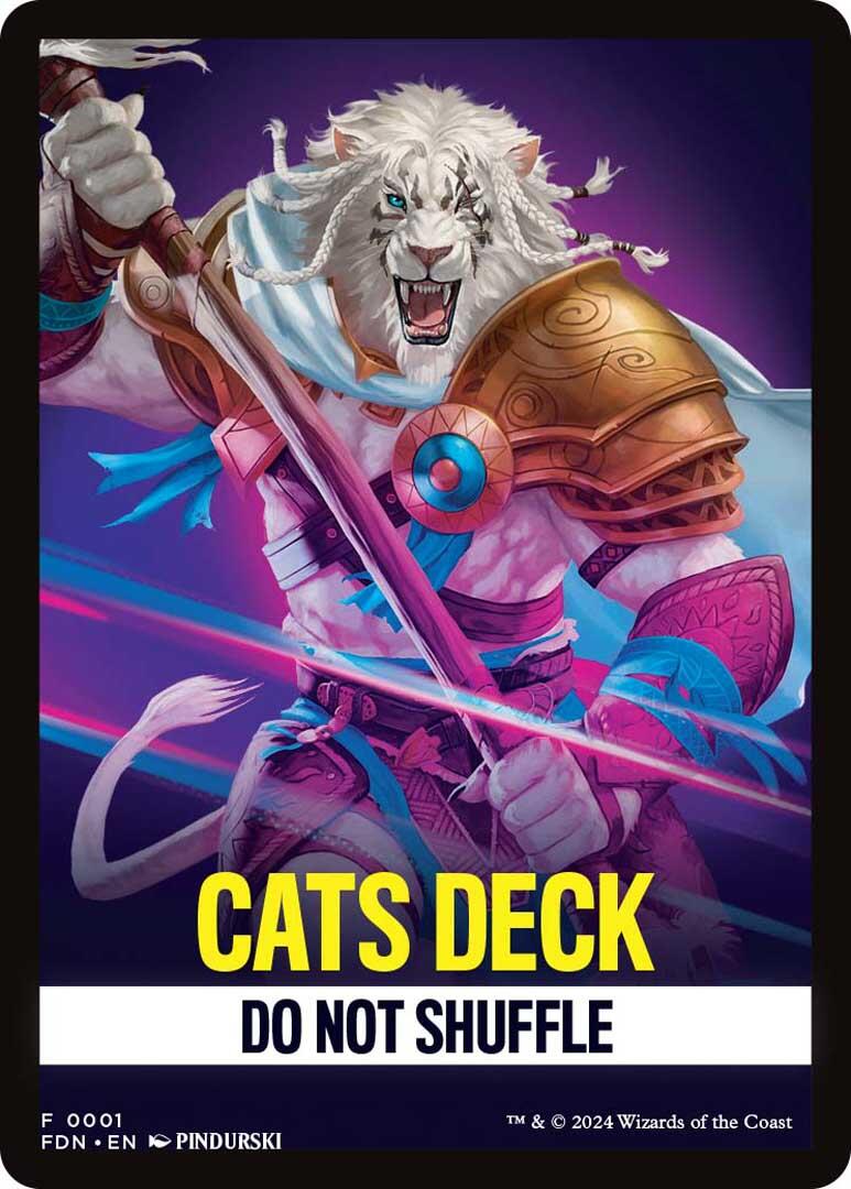 Cats Deck Theme Card [Foundations] | The CG Realm