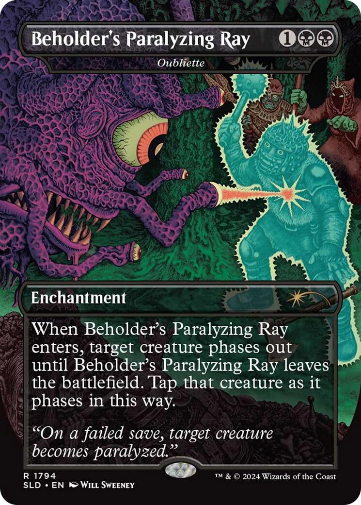 Beholder's Paralyzing Ray - Oubliette [Secret Lair Drop Series] | The CG Realm