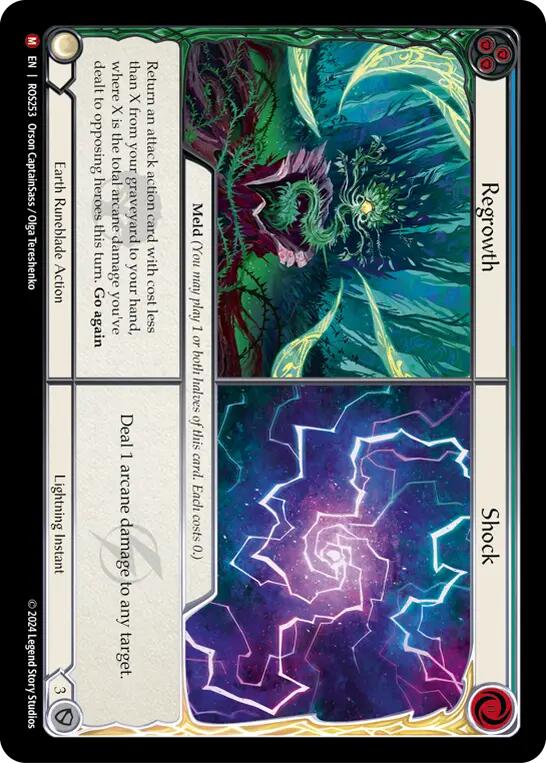 Regrowth // Shock [ROS253] (Rosetta)  Rainbow Foil | The CG Realm