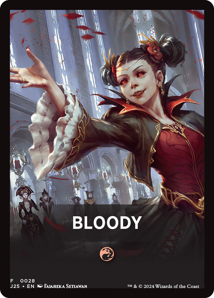 Bloody Theme Card [Foundations Jumpstart Front Cards] | The CG Realm