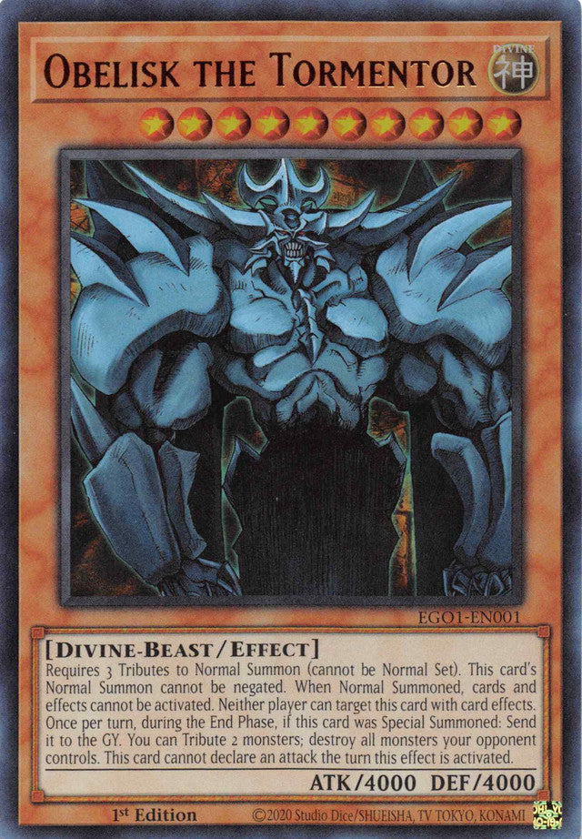 Obelisk the Tormentor [EGO1-EN001] Ultra Rare | The CG Realm