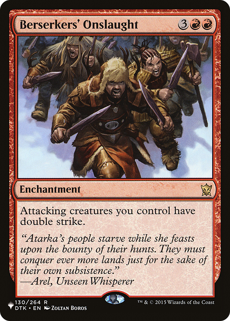 Berserkers' Onslaught [The List Reprints] | The CG Realm