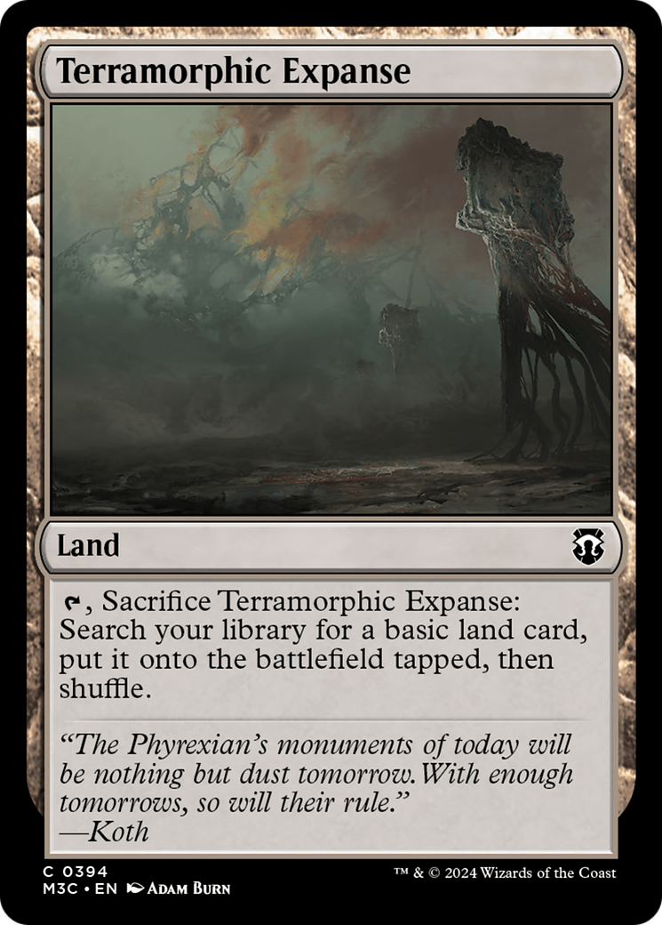 Terramorphic Expanse (Ripple Foil) [Modern Horizons 3 Commander] | The CG Realm