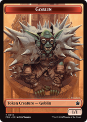 Goblin // Treasure Double-Sided Token [Foundations Tokens] | The CG Realm