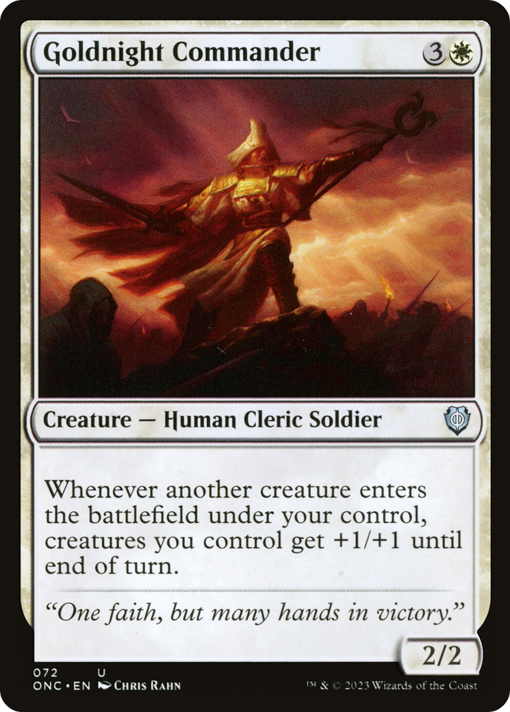 Goldnight Commander [Phyrexia: All Will Be One Commander] | The CG Realm