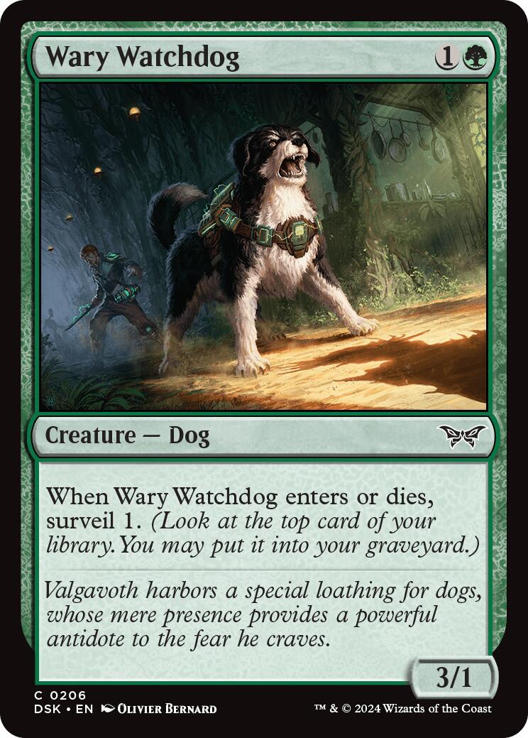 Wary Watchdog [Duskmourn: House of Horror] | The CG Realm