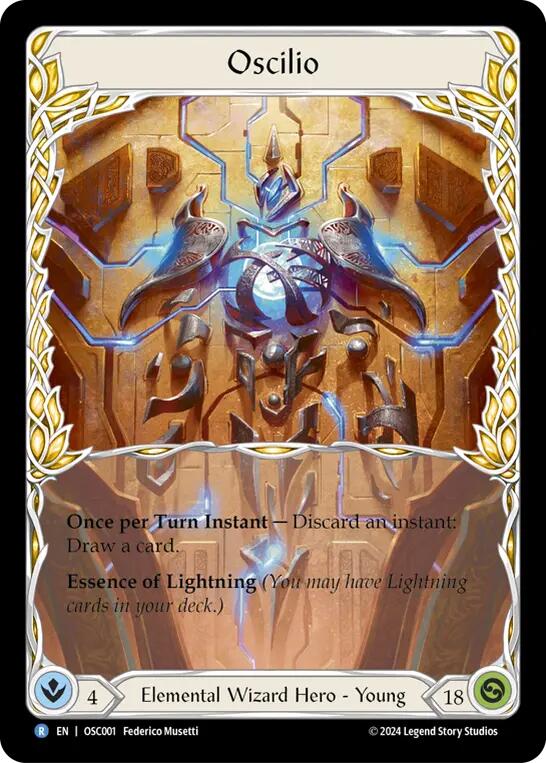 Oscilio [OSC001] (Rosetta Oscilio Blitz Deck)  Rainbow Foil | The CG Realm