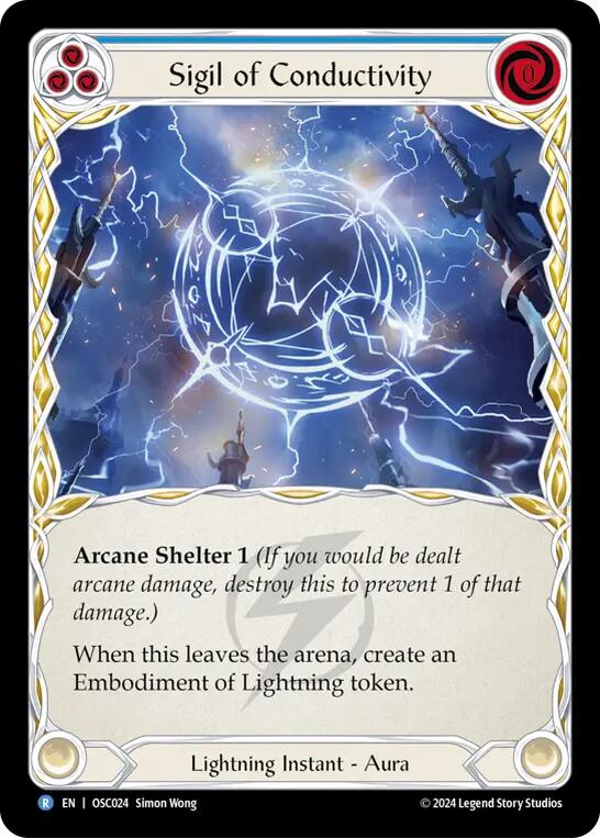 Sigil of Conductivity [OSC024] (Rosetta Oscilio Blitz Deck) | The CG Realm