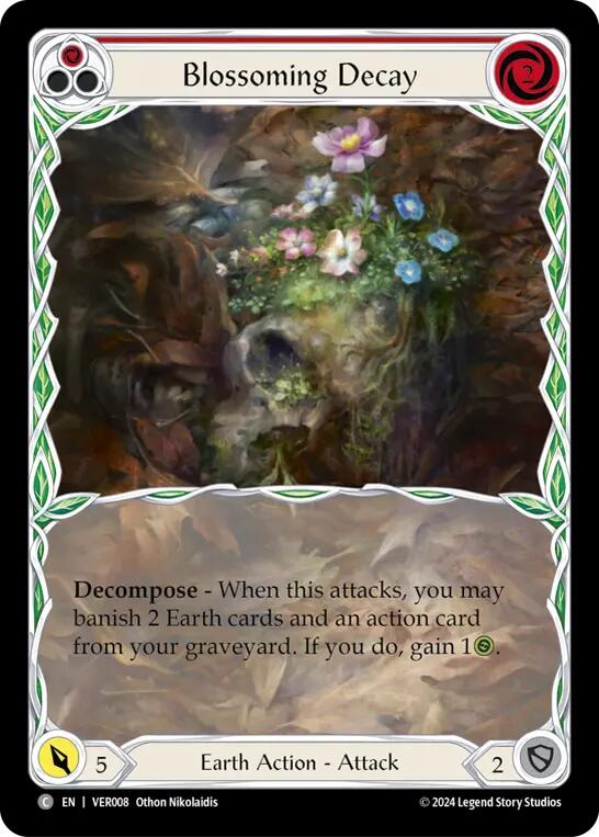 Blossoming Decay (Red) [VER008] (Rosetta Verdance Blitz Deck) | The CG Realm